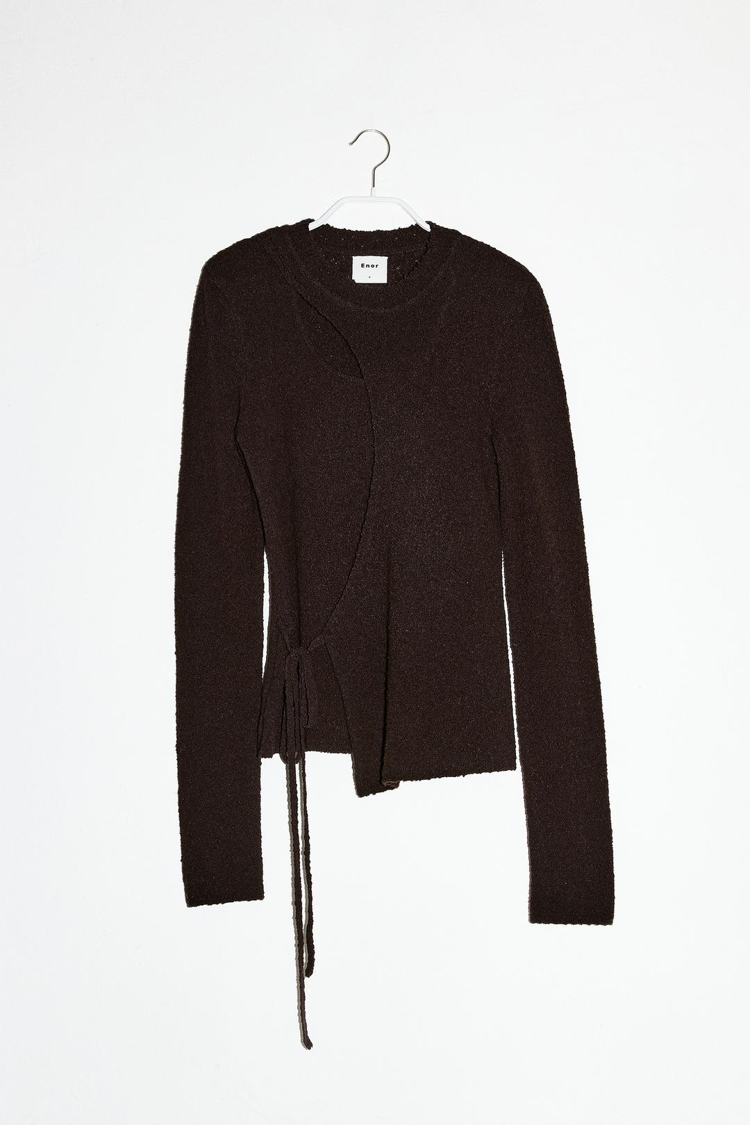 SIDE STRING SOFT KNIT - BROWN