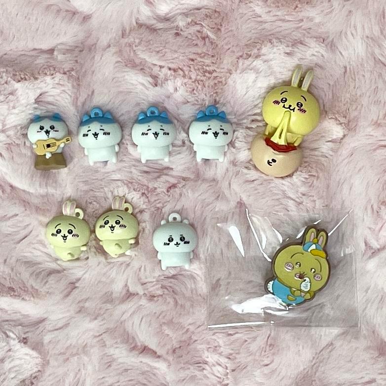 치이카와 입욕제 배쓰밤 피규어 타베모노 음식 가챠 유원지 뱃지