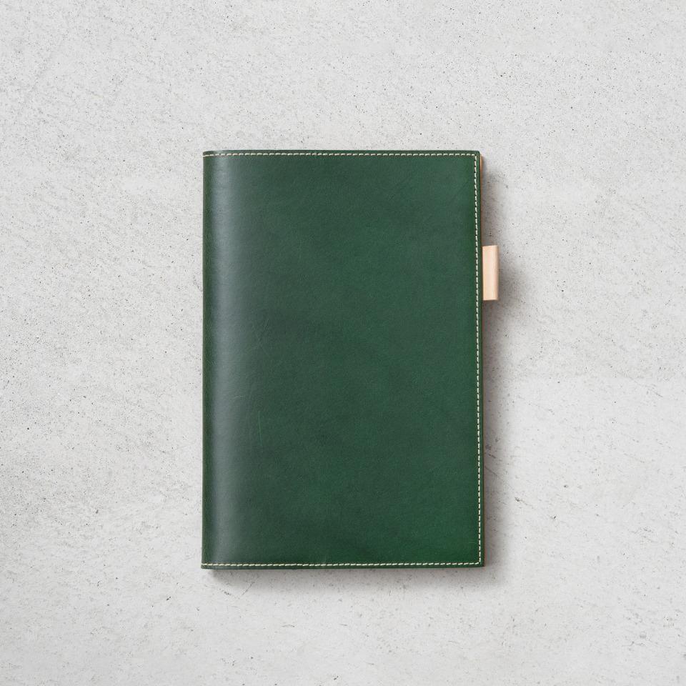 5202 천연가죽 스티치 노트커버이태리 뷰테로 플렛 / 네추럴 매트 가죽가로 14 x 세로 22