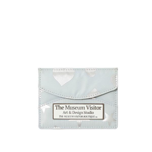 HEART STAR CRACK CARD WALLET (LIGHT GREY)