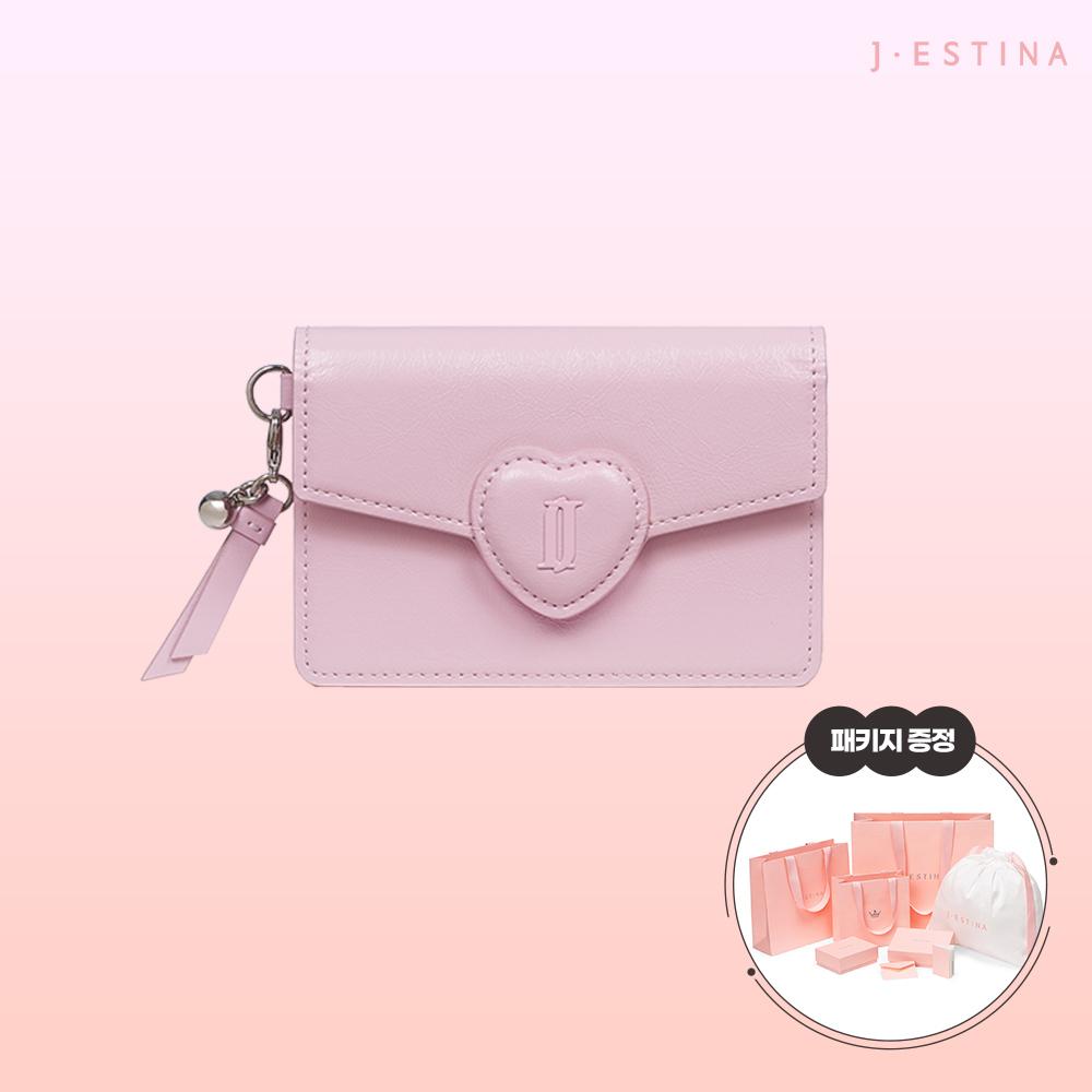 제이에스티나 TIAMO 아코디언카드지갑 (라일락 핑크)