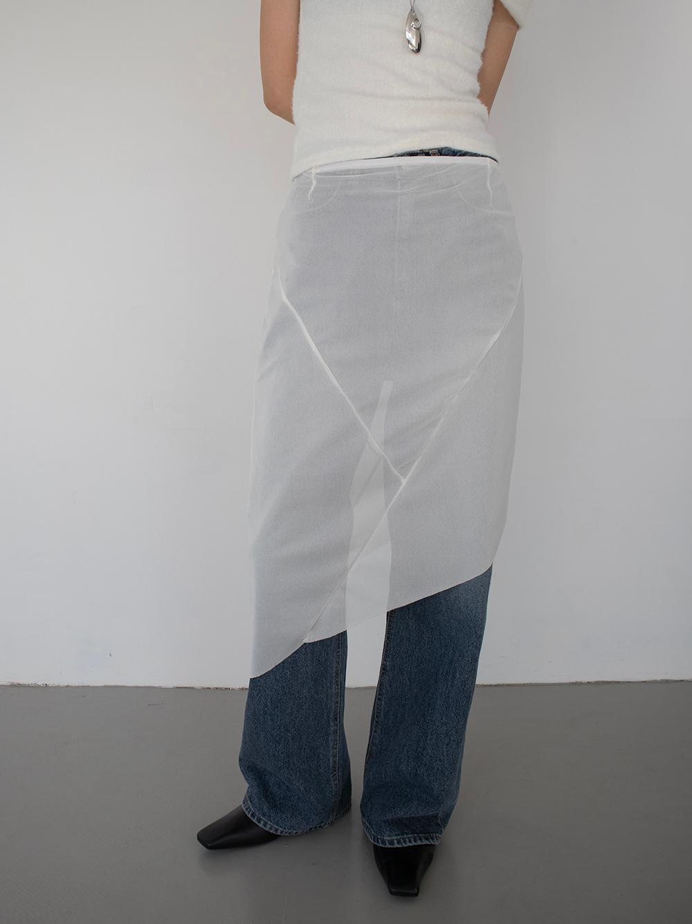 에이티즈서울 MESH LAYERED SKIRT (3COLORS)