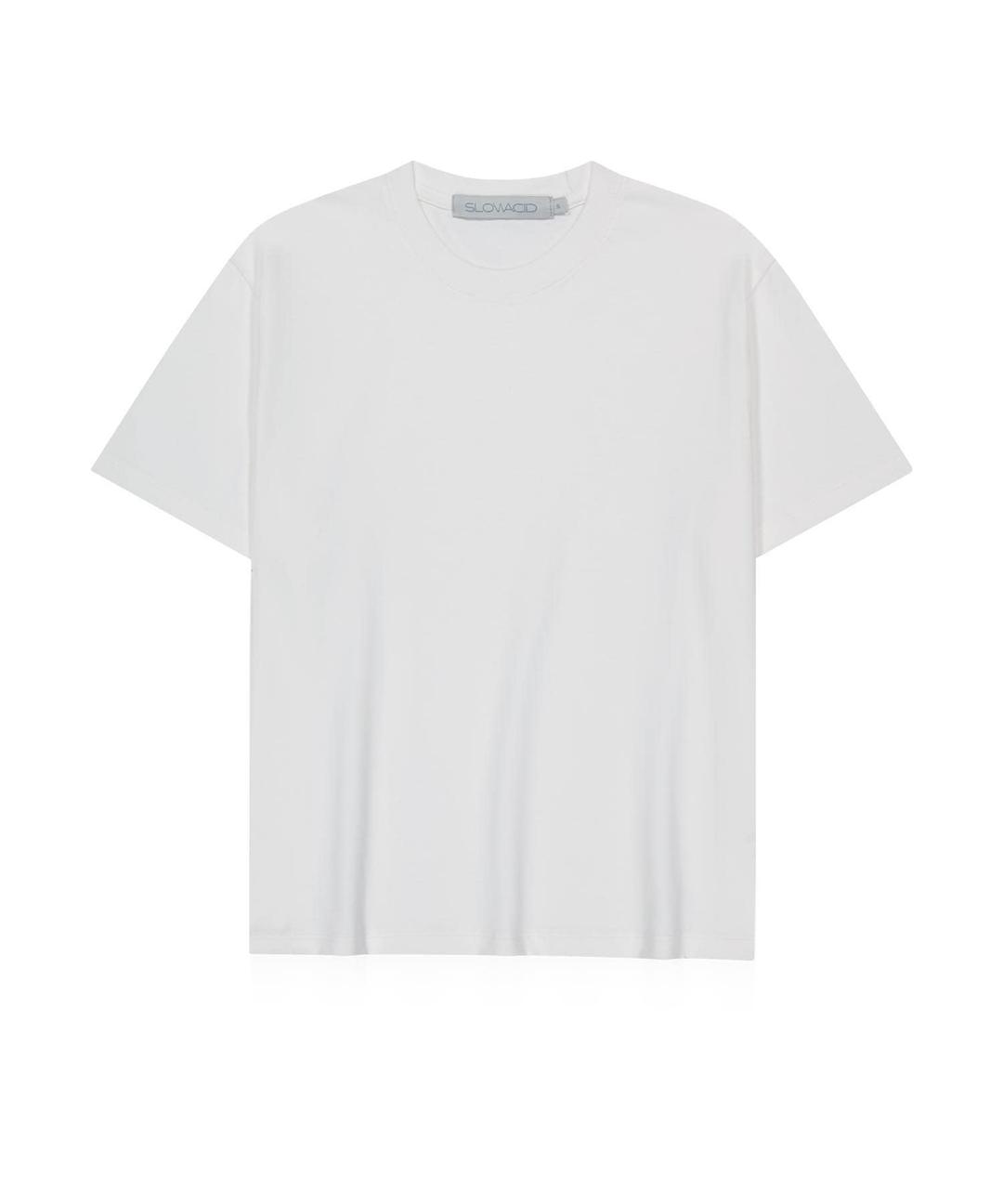 [SA REFINED] SEMI-CROP TEE [WHITE]