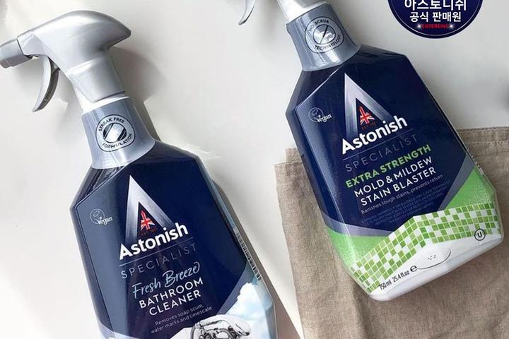 곰팡이 제거 클리너+욕실 배스룸 클리너 750ml 인기 2종 세트
