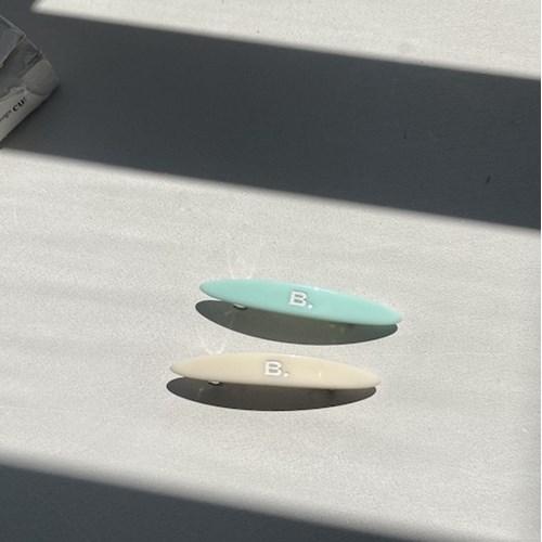 bitteschon b-logo hair clip 비테셴 비로고 헤어핀