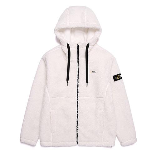 내셔널지오그래픽 N204UFT930 코스토니 플리스 뽀글이 풀집업 SUGAR SWIZZLE IVORY