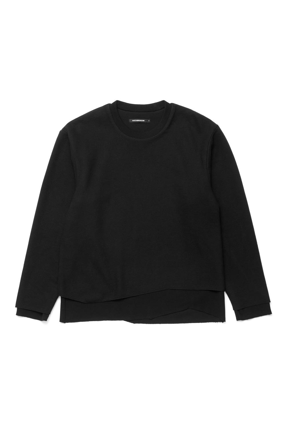 Cut Out Tee Black