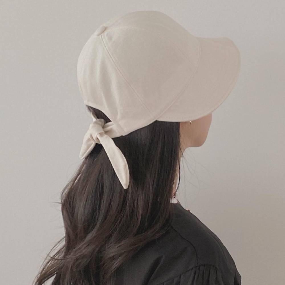 리본벙거지 여성버킷햇 골프여자모자 플로피햇 보넷햇