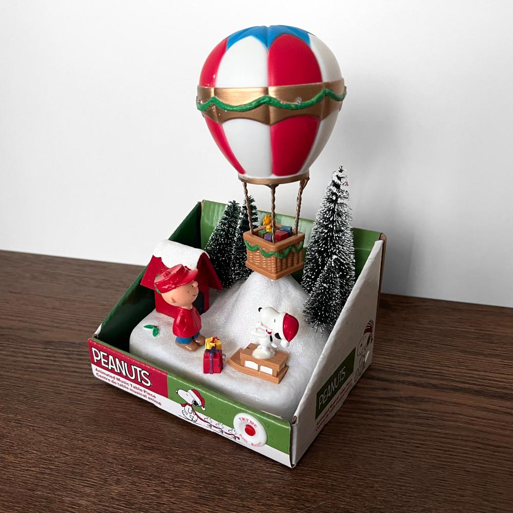 피너츠 스누피 열기구 뮤직 오너먼트