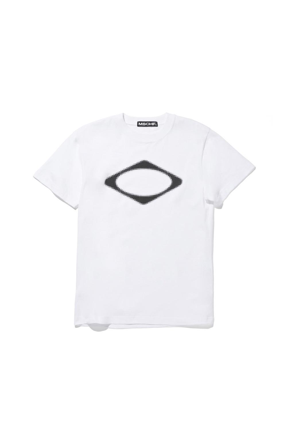 [3/6 RELEASE]RHOMBUS BLUR T-SHIRTS BASIC_WHITE