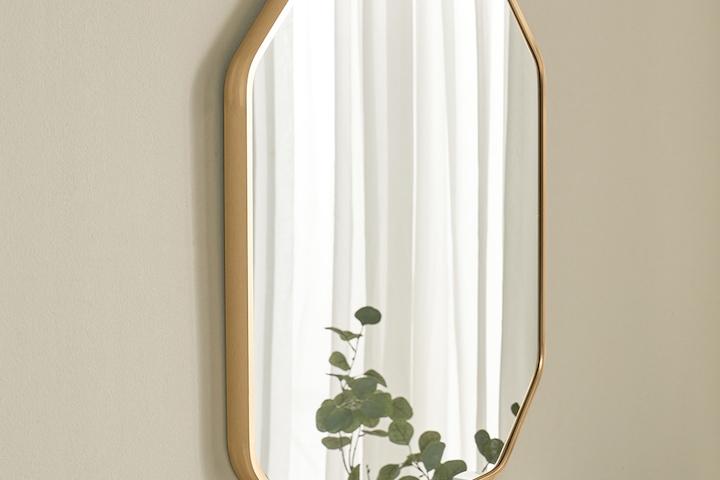 트루앤미 팔각골드 화장대거울 벽걸이 인테리어 대형 현관 욕실 거울 600 PJM206