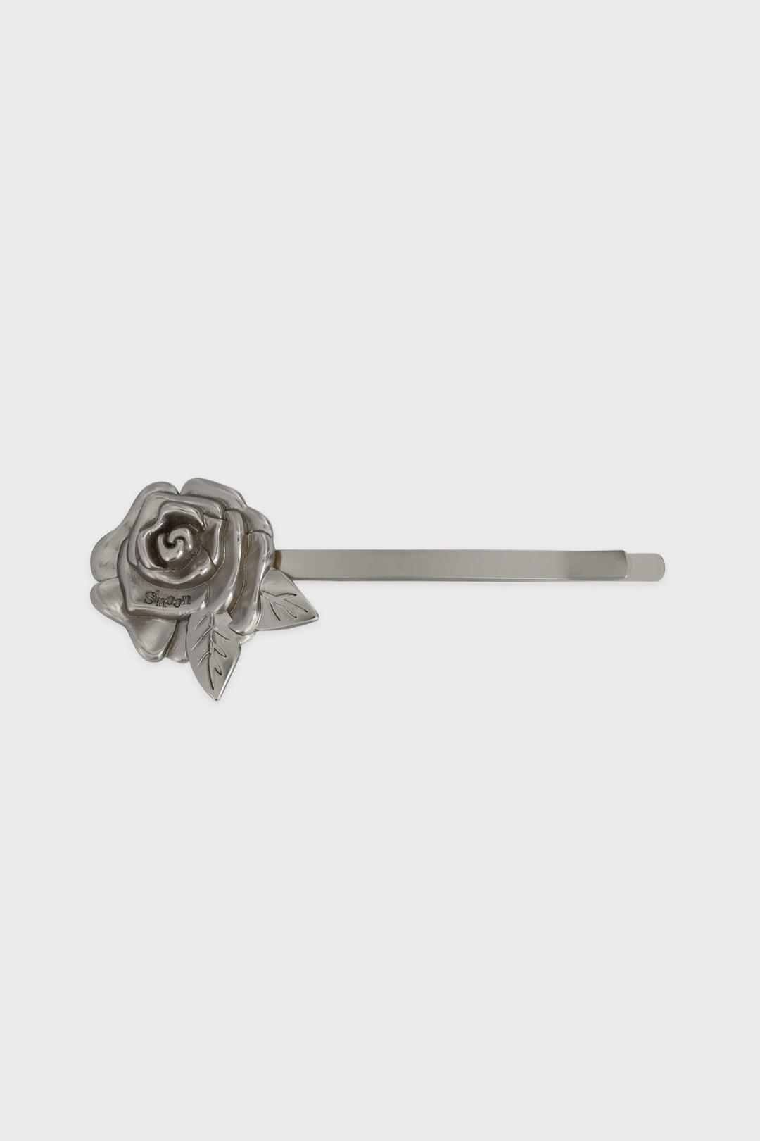 Rose Hairpin (Silver)