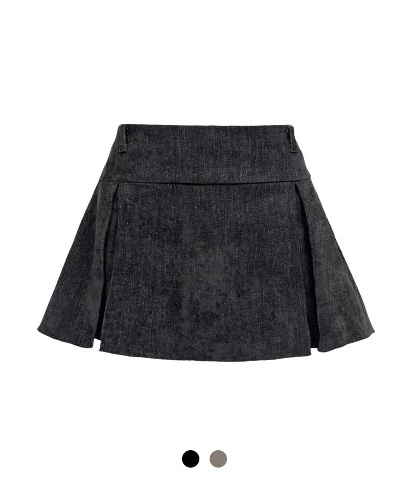 Midnight A-Fit Mini Skirt