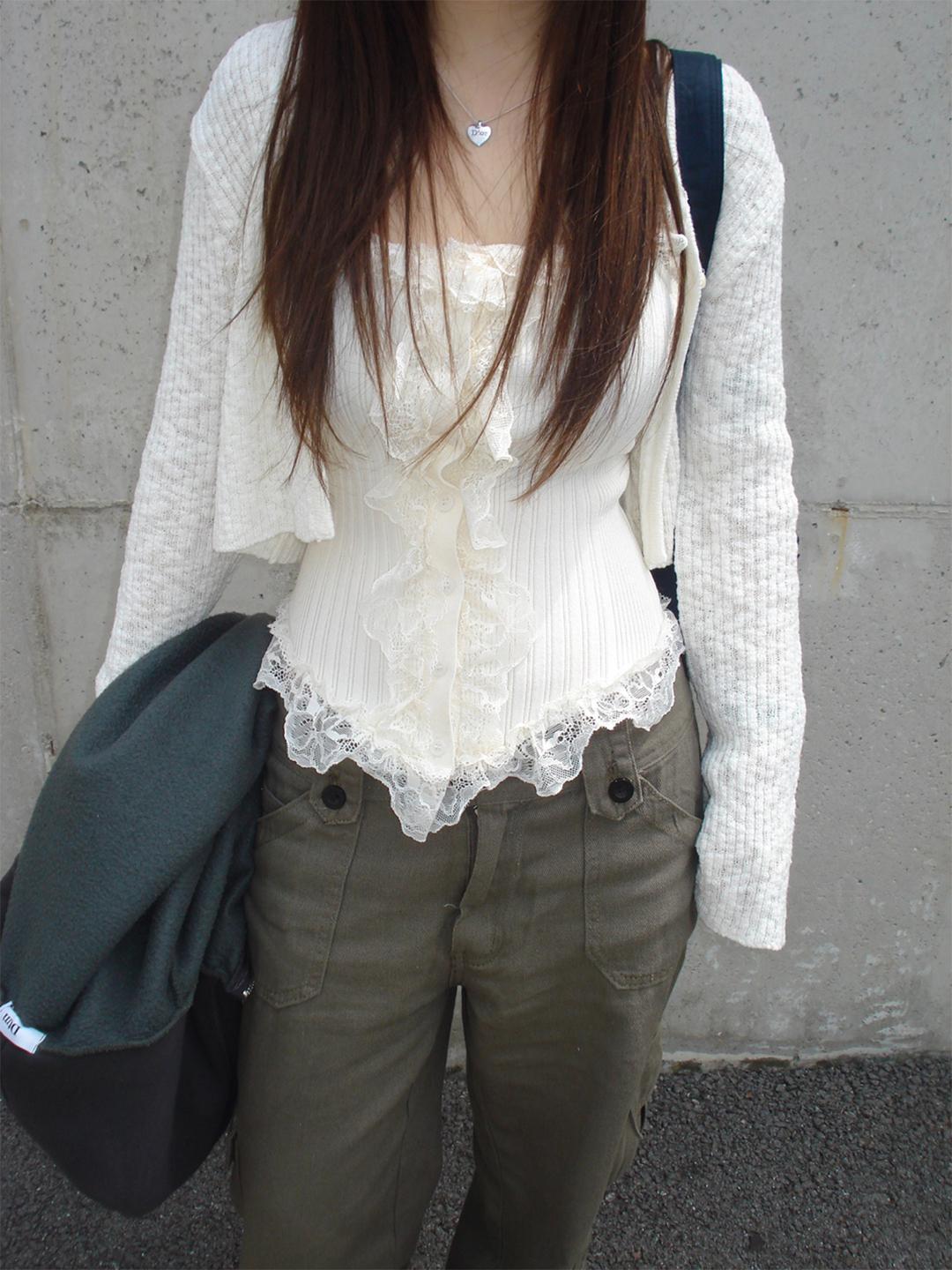 bird lace sleeveless *당일발송