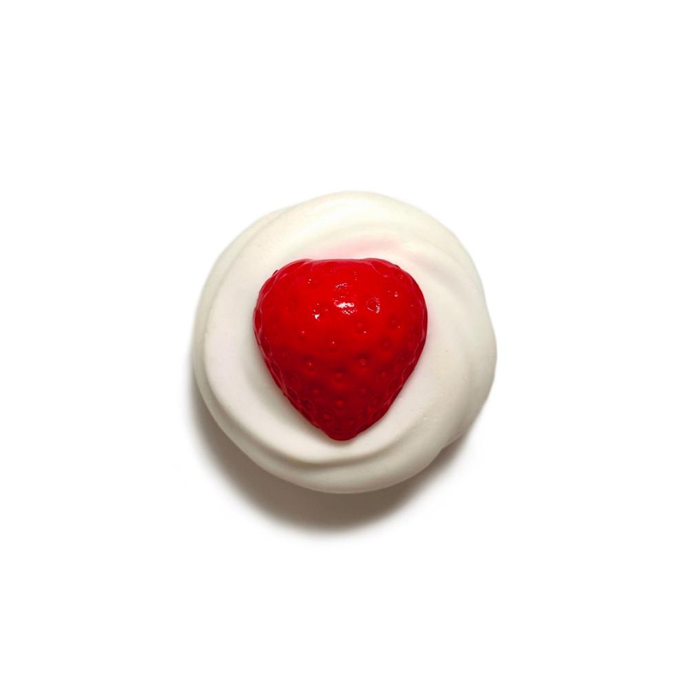 자체제작 딸기 크림 그립톡 handmade strawberry with whipped cream grip tok