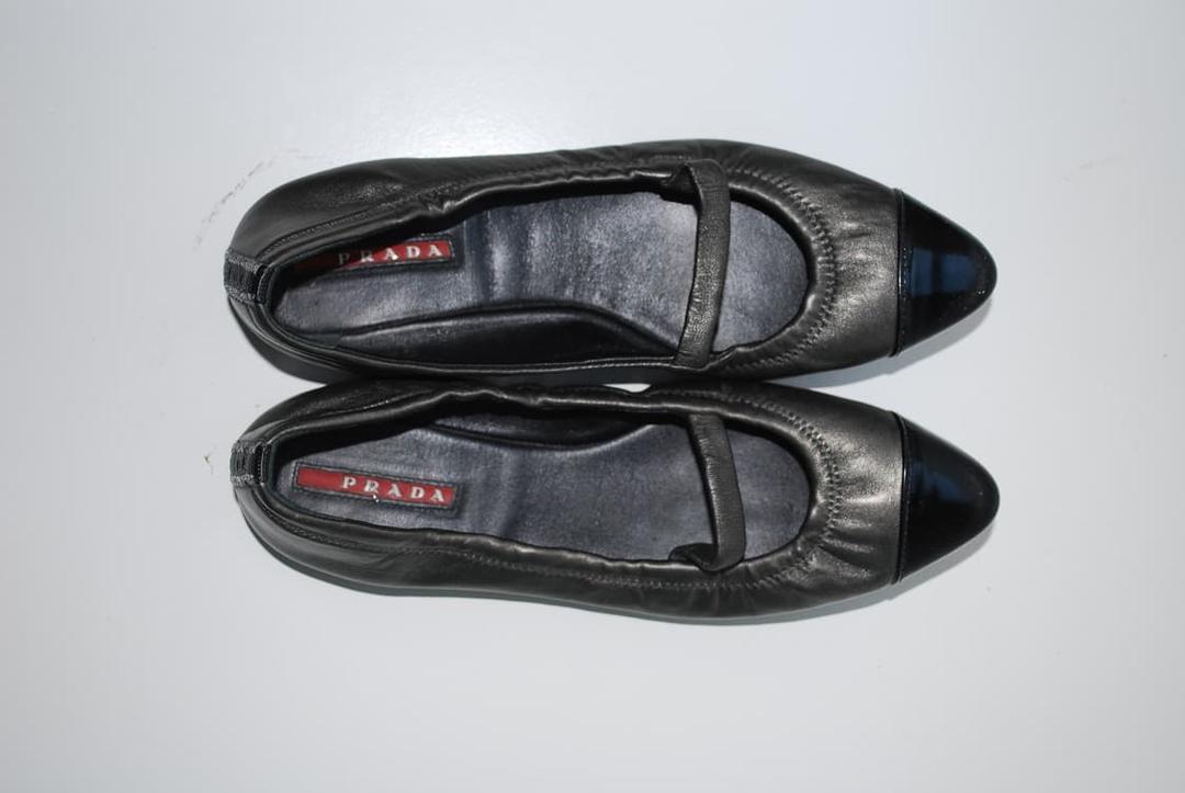 프라다 실버 발레슈즈 | 후루츠패밀리