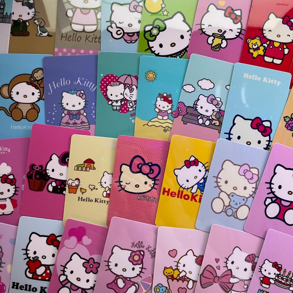 [고전문구] 헬로키티 카드스티커
