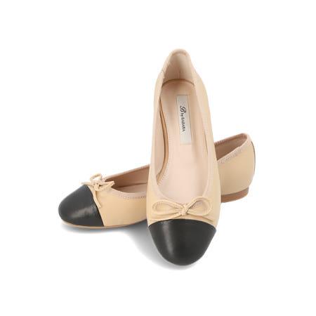 이런 상품 어때요? 세븐플로어 양가죽 투톤 리본플랫 1cm_SFD103BE