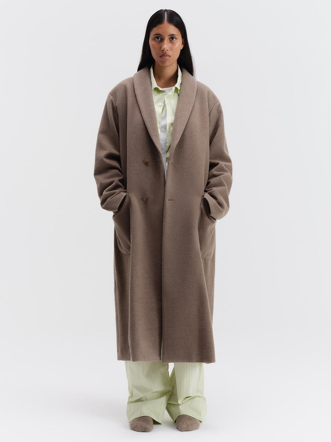 [AURALEE x TEKLA] Women Robe Coat - Brown
