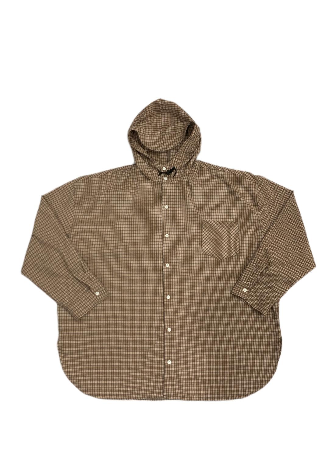 CHECK HOOD SHIRTS (UNISEX)