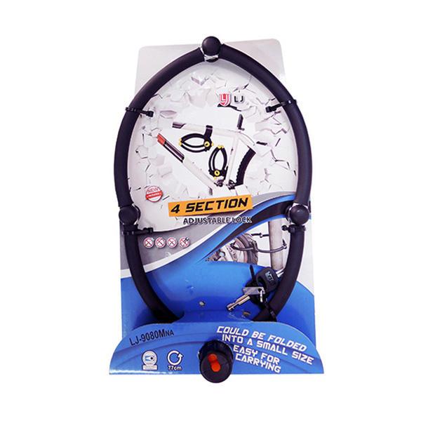 호비 LJ9080M 자물쇠 관절키 4관절락 락 자전거