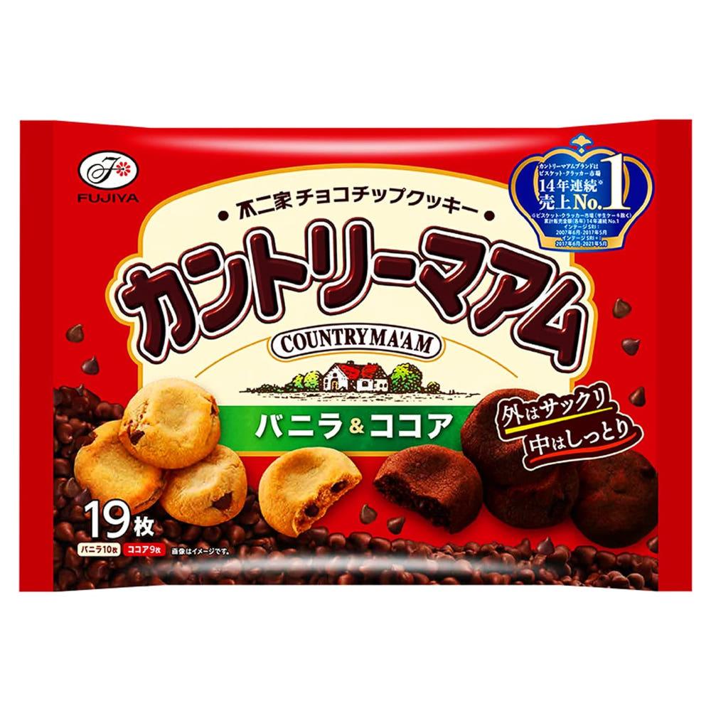 일본 과자 후지야 컨트리맘 바닐라&코코아 19매입