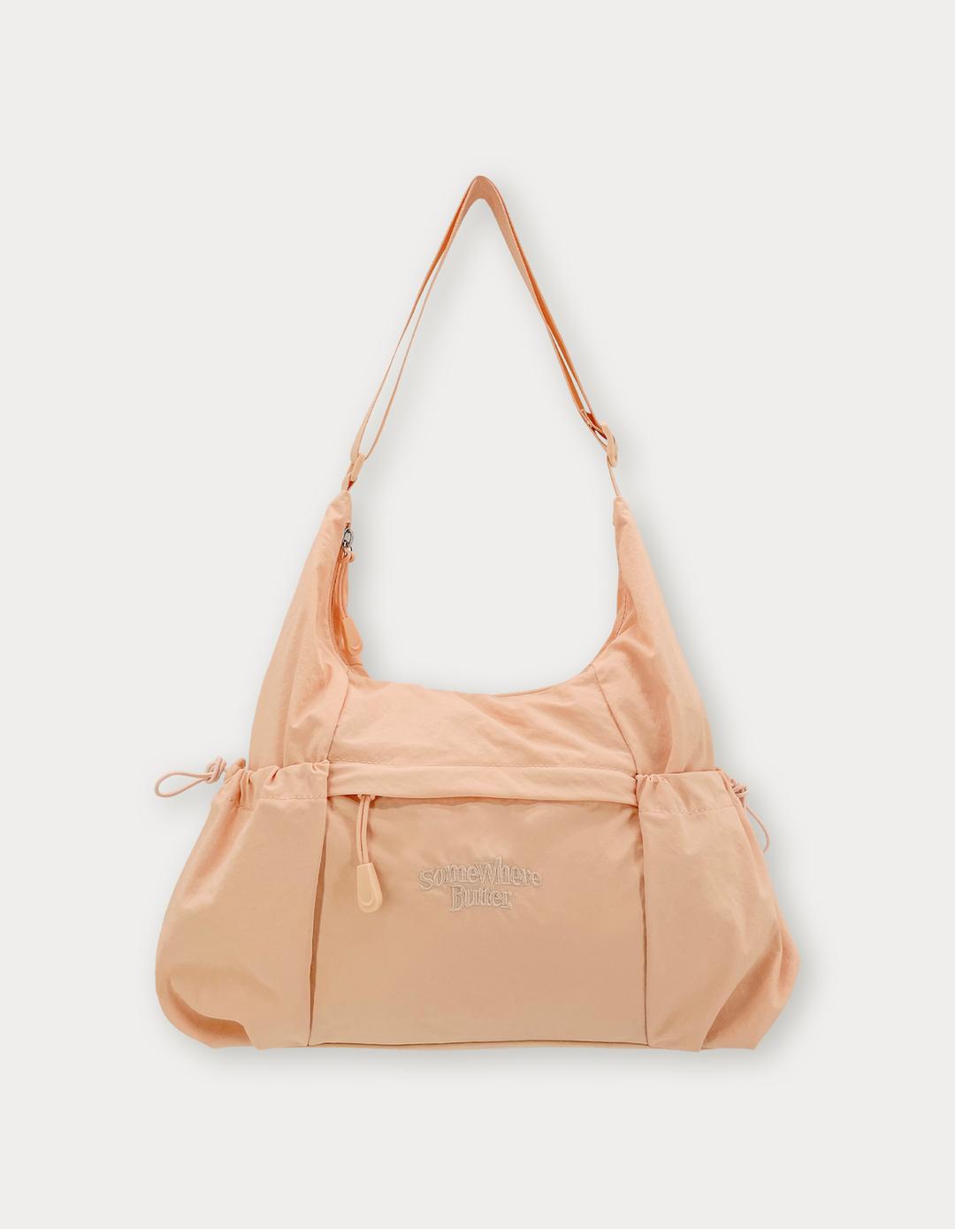 PP String Cross Bag - Peach