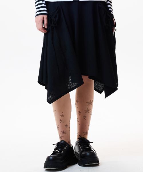 러브이즈트루(LUVISTRUE)  IM LAYERED MIDI SKIRT(BLACK) - 사이즈 & 후기 | 무신사