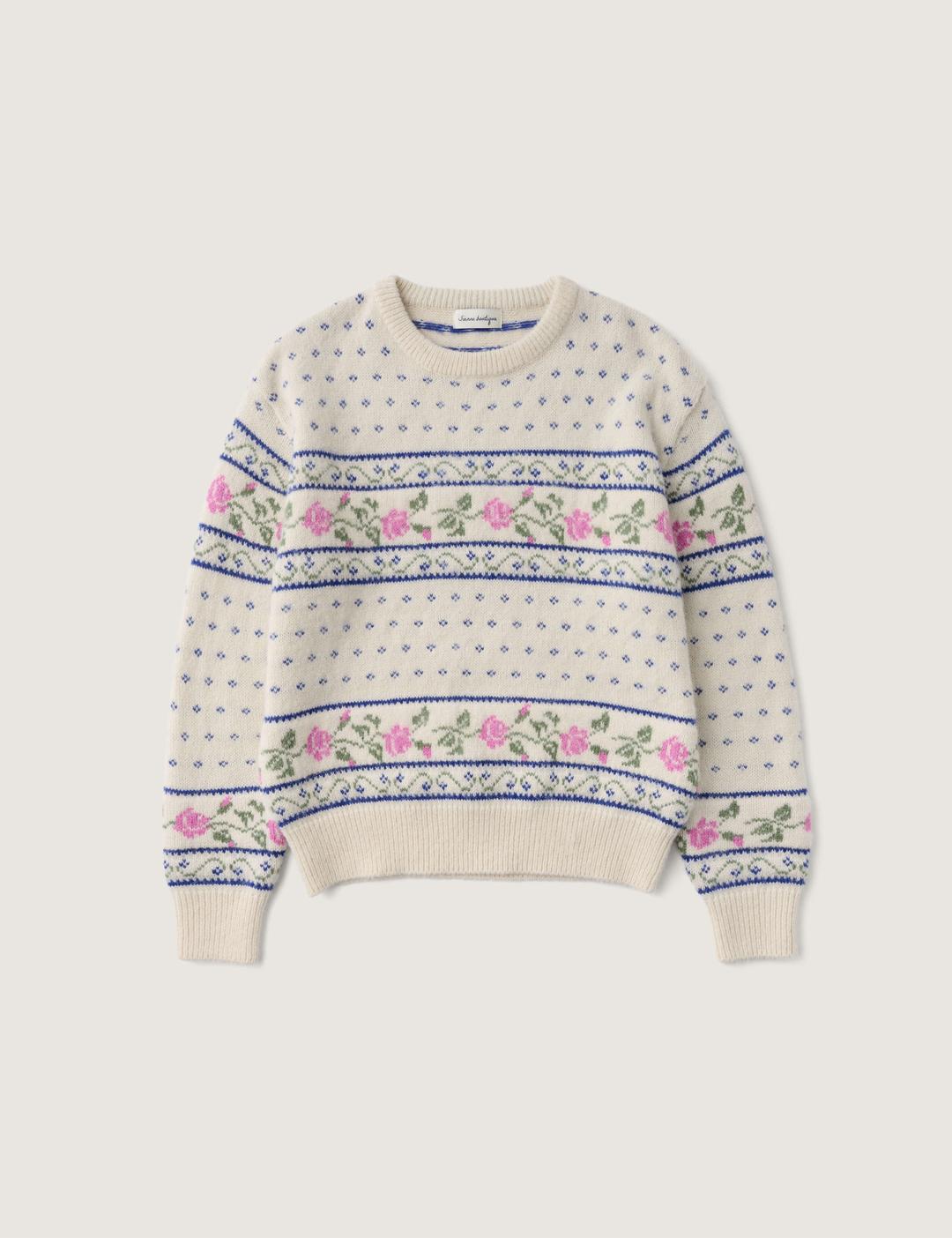 Rose Alpaca Knit (Cream)
