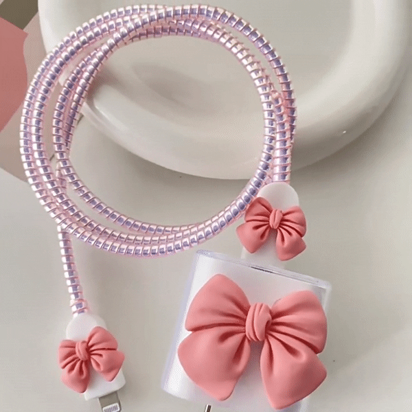 리본 25W 고속충전기  단선방지 이쁜충전기 케이스