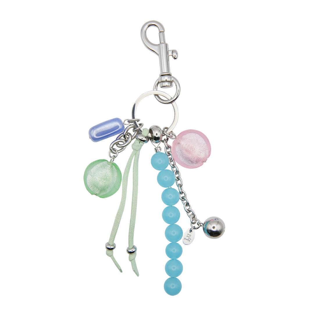 candy pop keyring-silver
