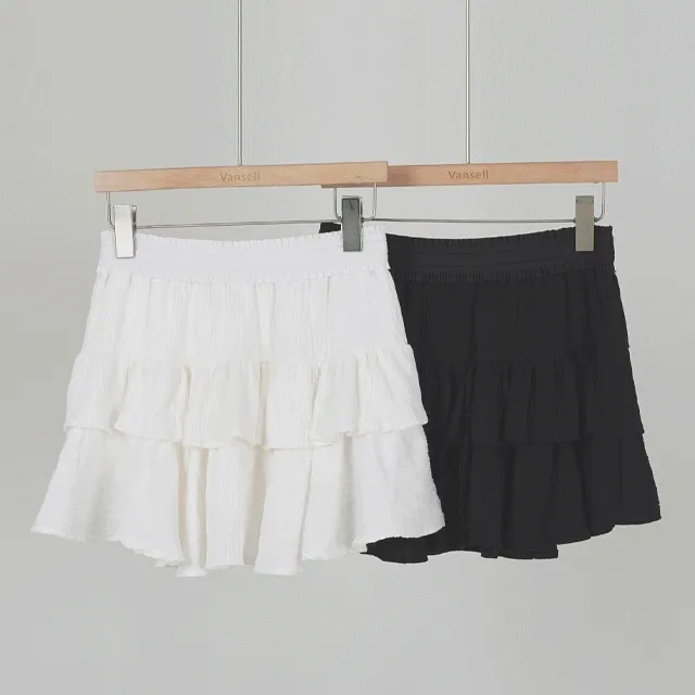 [속바지내장/고퀄리티] 프릴 밴드 캉캉 미니스커트 캉캉스커트 치마 여름치마 여름코디 썸머룩 캉캉미니 스커트 데이트룩 여친룩