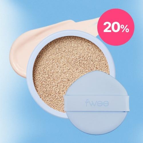 퓌 쿠션 글래스 내추럴 리필 파우치