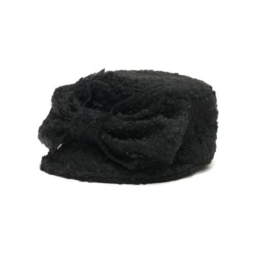 BELLBOY CAP_RIBBON_WOOL BLACK (9차리오더)