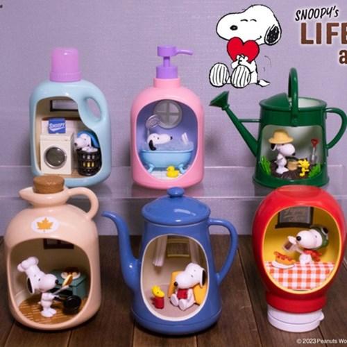 스누피 라이프 인 보틀 피규어 단품랜덤
