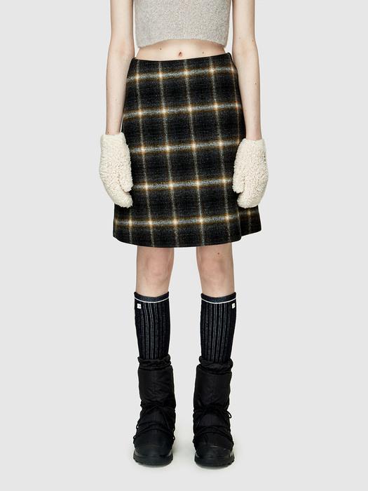 CLASSIC MIDI SKIRT - CHECK