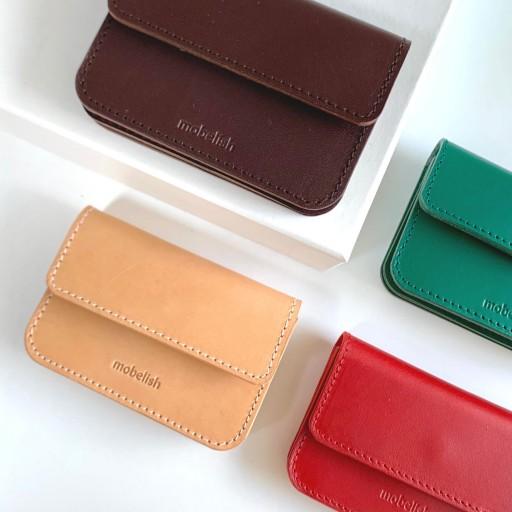 square wallet -(카드지갑)가죽지갑-