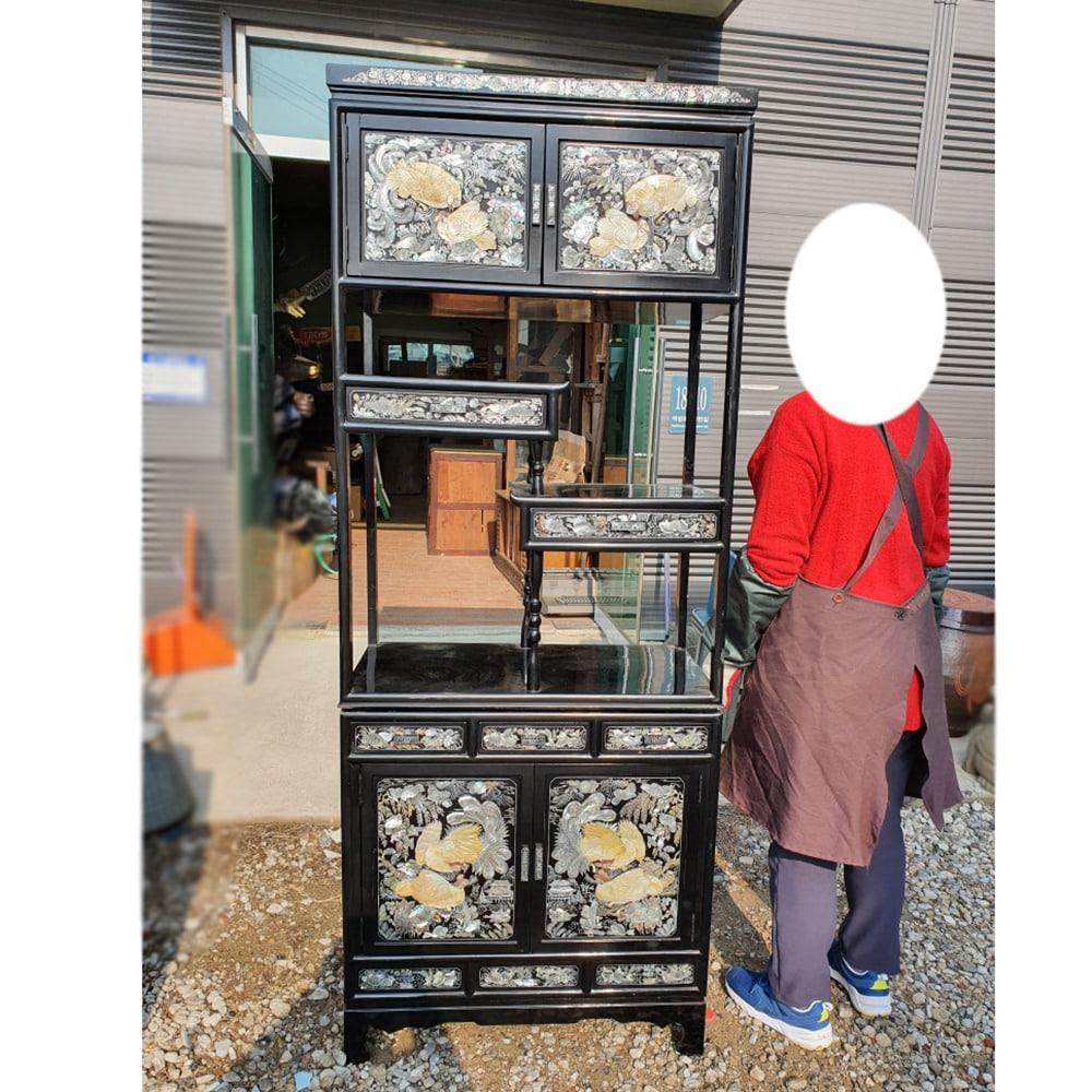 귀한 중고 자개 장식장 자개가구 고가구 옛날가구