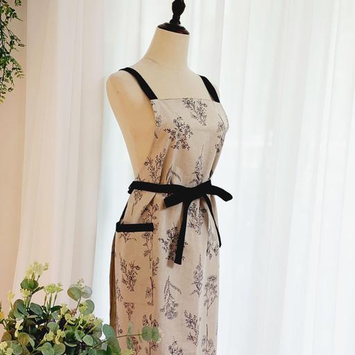 [파우치증정!🎁]허브린넨앞치마