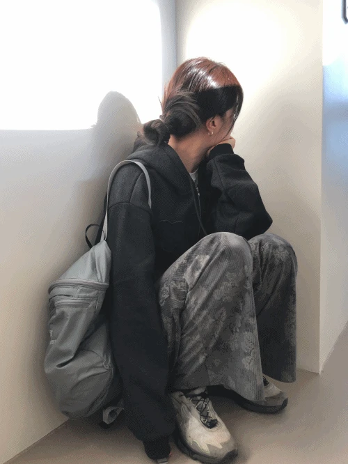 자가드 플라워 벨벳 팬츠