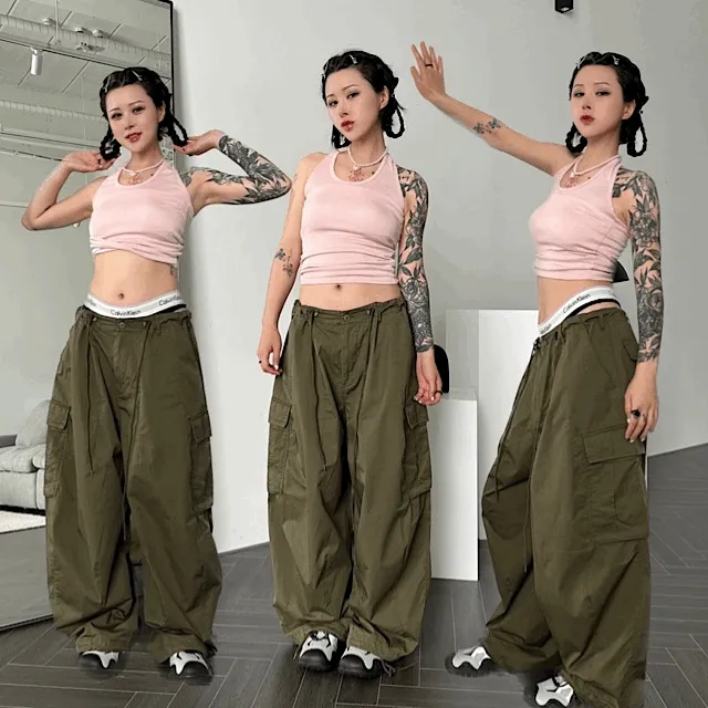 [UNISEX] 아메카지 벌룬 카고팬츠 (3color)