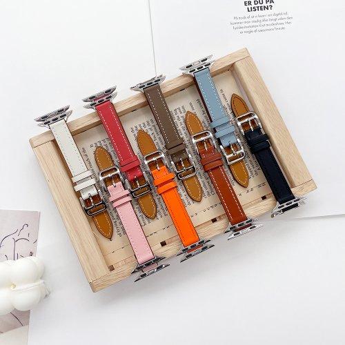 애플워치 체르니 슬림 소가죽 스트랩 애플워치9 울트라2 8 7 SE 2세대 6 5 4 3