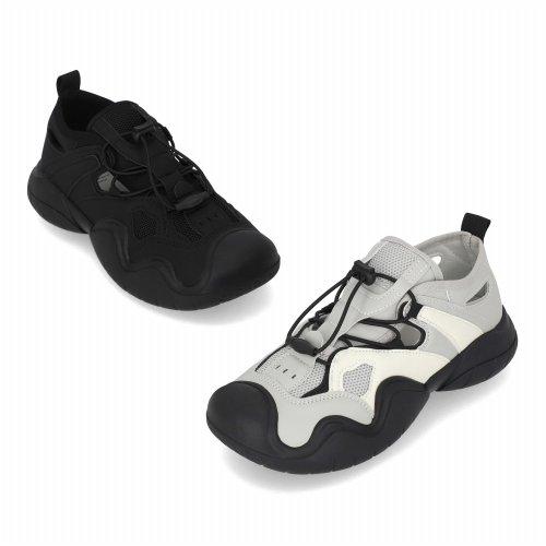 마쯔 여성 고프코어 캐주얼 스니커즈 4cm LCWC24M413