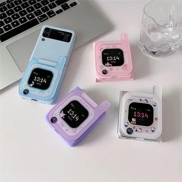 전화기 안테나케이스 키티 z플립케이스 플립 5 케이스유니크 특이한 zlip3 4 제트플립 귀여운 키치 감성 레트로