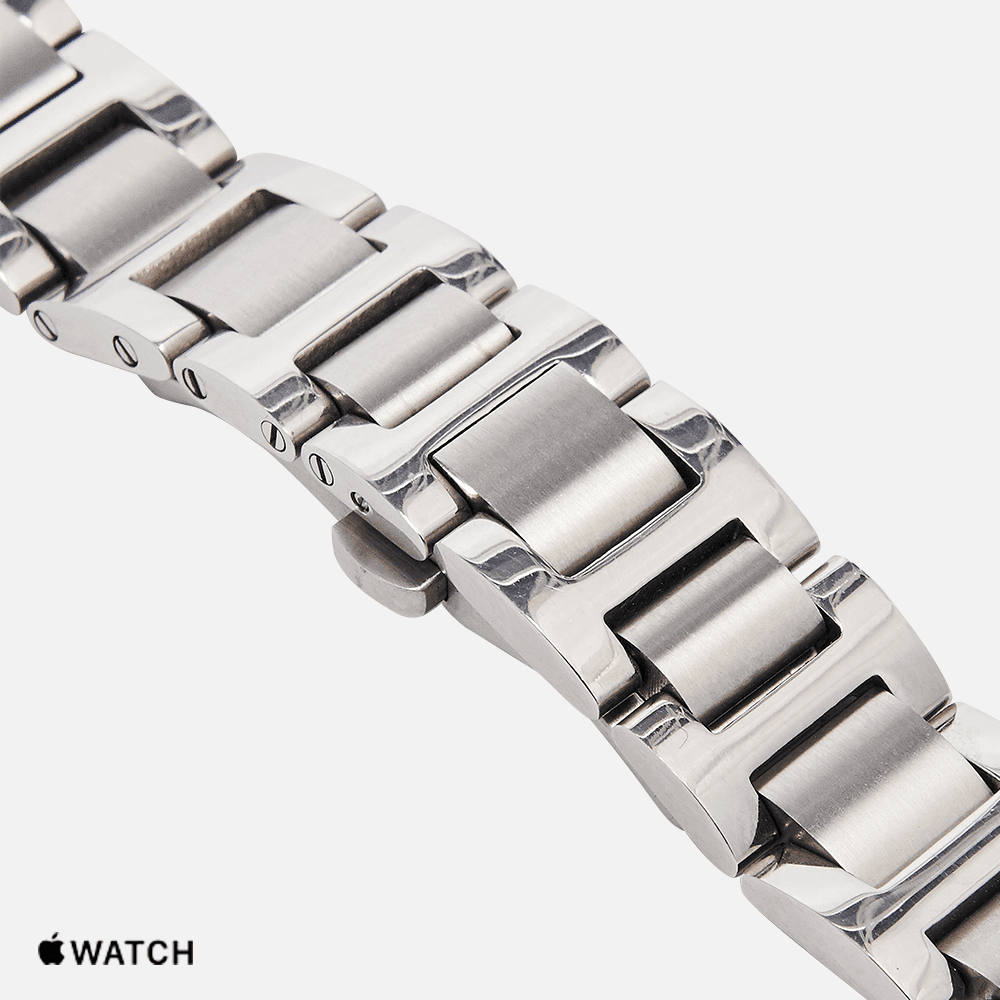 [1241] Slim Metal Strap_Snow Silver