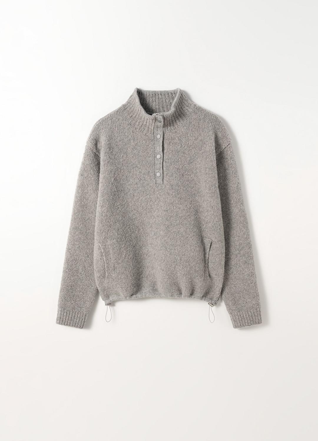 Noël Halfneck Pullover(Grey) for Woman