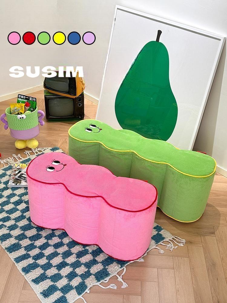 수심 웨이브 소파(2 color) 빈백 1인용 유니크 원룸 자취 쇼파