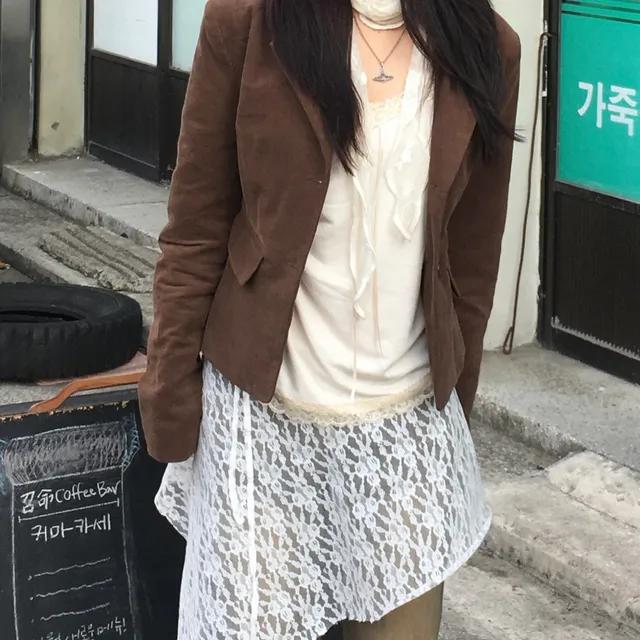 (봄신상) 포멀 코듀로이 자켓