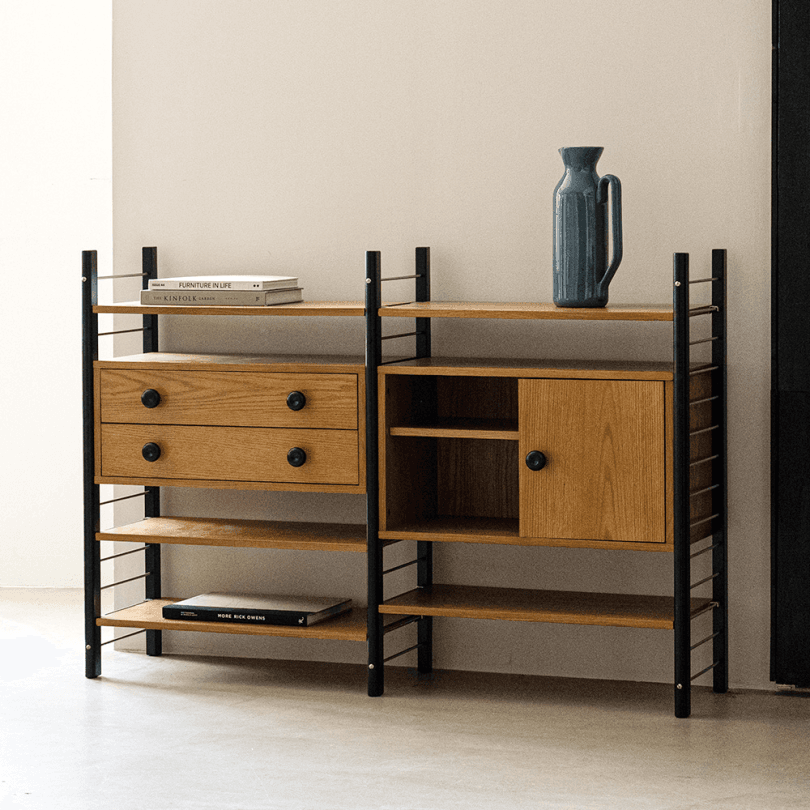 어반 스틸 로우 월 캐비닛