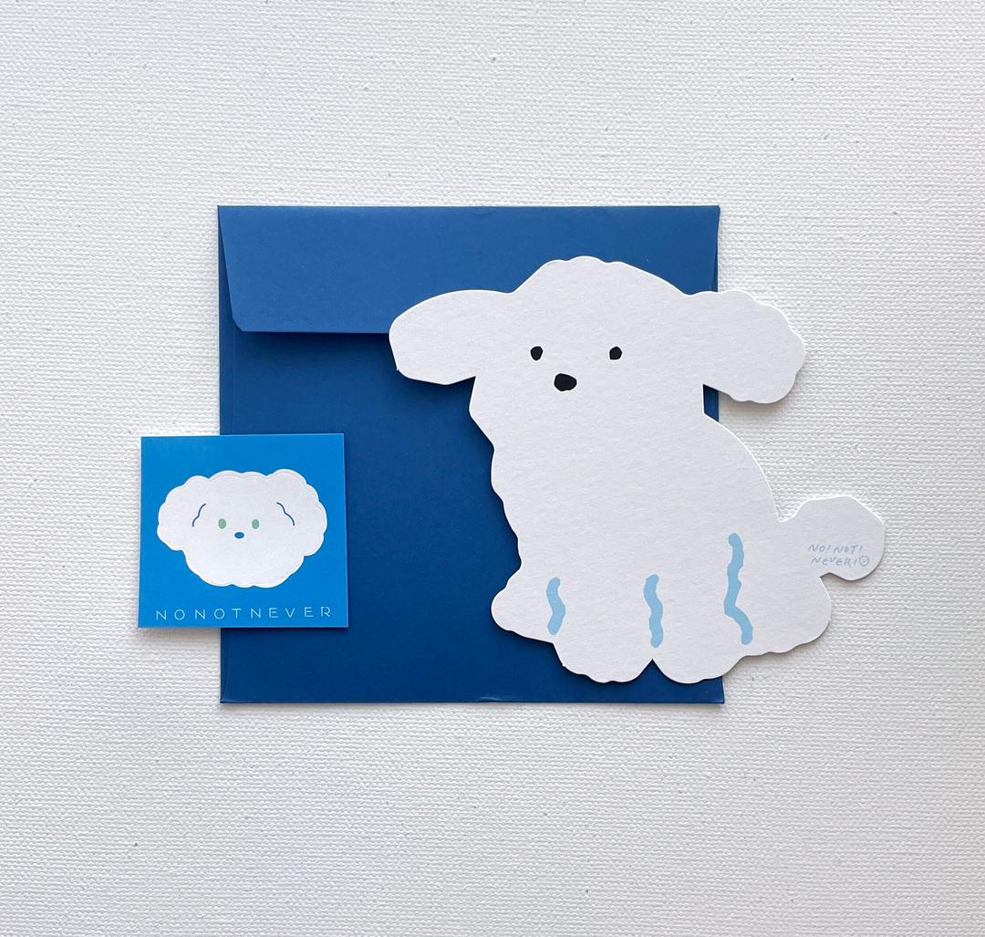 [모양카드] 기다려 뭉개 포스트카드 엽서